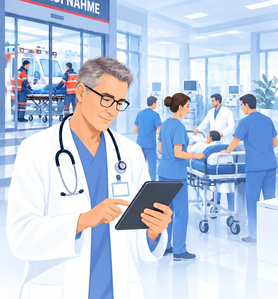 Illustrated clinical hospital operations